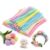 20 Colors Bulk Pipe Cleaners, 800Pcs Thick Chenille Stems Pipe Cleaners for Crafts, Pastel & Bright Pipe Cleaner Flower Making Kit, DIY Flower Bouquet Kit, Arts, Assorted Color Craft Pipe Cleaners