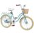 20 Inch Girls Bike with Basket, Single Speed Princess Bike Ages 6-12 Green