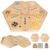 20inch Wahoo Board Game,2 In 1 Marble Board Game with Storage box for 4 or 6 Players,Large Size Fast Track Board Game with 36 Glass Marbles,8 Dice,Storage Bag and Instruction Manual,Classic Board Game