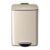 20L 30L Stainless Steel Trash Can, Square Pedal Step Garbage Bin with Lid, Hands-Free Recycling Waste Bin for Home Office, Inner Buckets Included