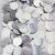 20 mm Flat Round Sequins for Crafts,Silver