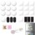 20Pack DIY Fridge Magnet Kit with Strong Adhesive Backing