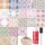 20 Pack Floral Decoupage Napkins with 4FL OZ Gloss Glue & Foam Brush