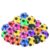 20 Pack Mini Stress Balls Set Fidget Toys for Adults, Colorful Soccer Squishy Squeeze Stress Relief Ball, Party Favors Bags Gifts
