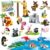 20 Pack Party Favors for Kids Zoo Building Set for Boys Girls Age 6-12