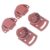 20 Pairs Vintage ABS Wheel Pulley Sliding Door Roller Set for Cabinet Cupboard