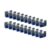 20PCS 221 Labels, Compatible with 231 211 8.8mm Black On White Heat Shrink Tube Tape for Printer(20PK Black on White,12mm)