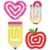 20 Pcs 3.9″ Jumbo Paper Clips, Acrylic Decorative Clips for School Office