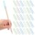 20Pcs Chewable Clear Pencil Toppers, Pencil Toppers for Kids, Chewing Straws for Sensory for Focus and Classroom Use