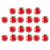20pcs Fruit Shaped Push Pins Decorative Cute Thumbtacks Resin Metal