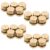 20pcs Golden Alloy Nail Art Rotary Bearing Spinner for Fine Crafting