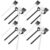 20pcs Keyboard Cleaning Brush Kit Abs Anti-Static Dust Removal Tool