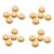 20pcs Micro Rotary Bearing Golden Metal Universal High-speed Rotation
