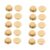 20pcs Micro Rotating Bearing for Nail Art DIY Crafting Golden Metal