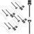 20pcs Mini Computer Brush Abs Plastic Keyboard Brush for Dust Removal
