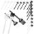 20pcs Mini Computer Cleaning Brush Set Abs Anti-Static Dust Remover
