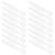 20pcs Mini Makeup Spatula Face Cream Applicator Spoon Pp White