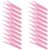 20pcs Plastic Tweezers for Bead Picking and Crafting Pink