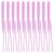 20pcs Purple Plastic Bead Tweezers for DIY Jewelry Craft