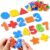 20 PCS Sensory Number Fidget Toys,Textured Suction Cup Math Manipulatives for Kids,Includes Numbers,Symbols & Shapes,Preschool Learning Activities for Toddlers,Autism ADHD,Classroom Prizes,Gifts