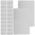 20pcs Stainless Steel Blank Nameplate Cards Laser Engravable 3.4×2.1