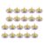 20pcs Thumb Tacks for Cork Boards, Shiny Purple Rhinestone Pins