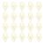 20 Pcs Tulips Shape Paper Clips Bookmarks Creative Planner Clips Metal Decorative Paper Clip for Home School Tulips Shape