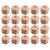 20Pcs Wooden D6 Dice Set, 20mm Round Corner, 6 Sided Gaming Dice for Adults Standard Game Dice