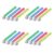 20pcs Wood Soccer Ruler 18cm Cute Straight Measuring Tool