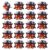 20 Pieces Cute Cartoon Animal Push Pins for Feature, Red