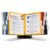 20‑Pocket Desktop Reference Organizer, Desktop Document Holder Stand