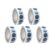 20 Rolls Color Dot Label Stickers for Classification, Coated Paper, Kawaii Stationery