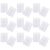 20 Sheets Bottle Labels 20 PVC Waterproof Self-Adhesive Tags