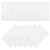 20 Sheets Waterproof Sticker Label Paper for Printer, White A4