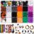 2100+PCS Halloween Beads Kit for Jewelry Making, Spooky DIY Crafts with Clay Charms Acrylic Rounds Pearls Pumpkin Skull Beads Ghost Witch Hat Bat Charms DIY Halloween Bracelets Necklace Earrings Craft
