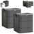 210l Spacious Moving Storage Bin, Foldable Blanket Storage Bag，L+L