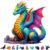 210 PCS Wooden Jigsaw Puzzle for Adults Colorful Dragon Puzzles