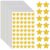2160 Pcs Gold Stars Stickers, 0.6″ Star Stickers for Reward