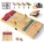 21 Inches Horse Racing Game, Horse Race Board Games with 11 Luxury Metal Horses,Thickened Wood Chessboard,Chips,Cards and Dice, Classic Wooden Table Top Board Games for Adults and Family