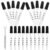 21pcs Glass Graduated Dropper Set with Straight Bent and Bulb Tips