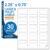 2.25×0.75 Matte White Printable Address Labels (30 Sheets, 900 Stickers)