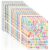 2268 Alphabet Stickers 18 Sheets Alphabet Stickers Vinyl Self-Adhesive Number Alphabet Vinyl Stickers, Mailbox Numbers Labels DIY Crafts Art Making, Decals for Sign,Notebook, Classroom Decor