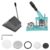 2.28×2.28in Round DIY Pin Badge Press Machine with Paper Cutter +100pcs