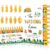 22 Pcs Camping Hiking Classroom Management Waiting Room Clip Chart Waiting Room Poster Wooden Number Clip for Student Queue Management Teacher Behavior Visual Aid Classroom Must Haves Back to School