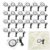 22 Pcs Orienteering Compass Waterproof, Map Compass for Hiking, Backpacking, Camping, Outdoor Activities, Travelling for Women