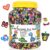 23,000 pcs Fuse Beads Kit for Kids Crafts, 30 Colors Iron Beads Set with 3 Pegboards, 5 Ironing Paper, 10 Patterns, Gifts for Birthday Christmas, Multicolor 5mm Melty Beads Bulk Refill Kit by Inscraft