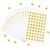 2310 Pcs Gold Stars Stickers Small Star Stickers for Reward 30 Sheets