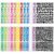 2316 Pcs Letter Stickers, 12 Colors Waterproof Vinyl Alphabet,Vivid Style