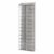 24-Compartment Over-the-Door Shoe Organizer, Gray Polyester, 63.5″H x 22″W