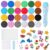 24004Pcs Fuse Beads Iron Kit, Includes 24 Colors 5mm Complete Iron Beads,Perler Bead Pen, Ironing Paper, Square Pegboard for DIY Art & Craft Gift for Home & Holidays Christmas Birthday